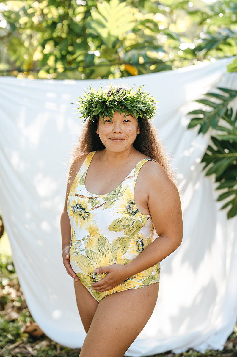 Lehua Mamo Bodysuit, Cheeky XS-3X , LE* – Onepaʻa Hawaiʻi