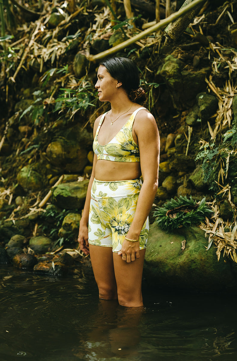 Ulūlu ʻEleʻele Lole ʻAuʻau - Swim Shorts, Activewear XS-XL – Onepaʻa Hawaiʻi
