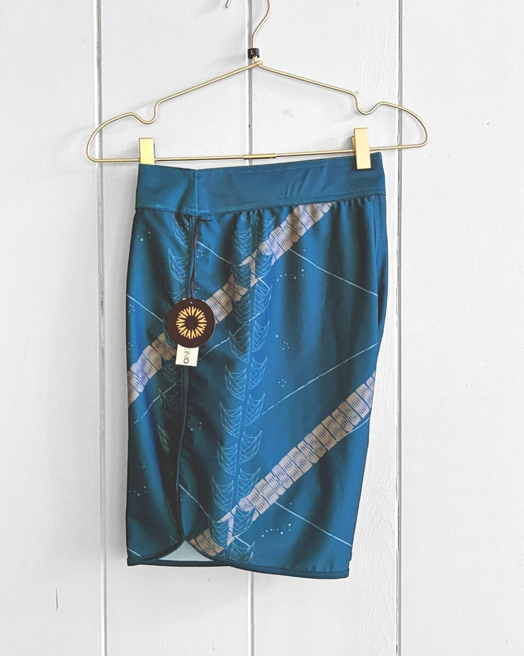 The Mākua Boardshorts | Mens Quick-Drying Durable Surf Shorts Made from Regenerated Ocean Waste | NĀKIʻI Ā PAʻA