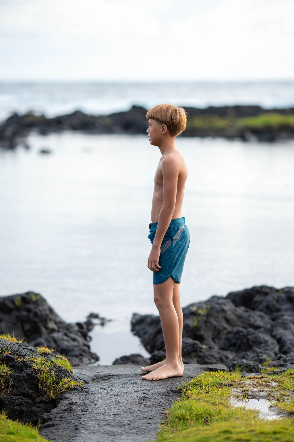 Ulukai ʻŌpio Boardshorts | Quick-Drying &amp; BIELASTIC | Made from Regenerated Ocean Waste | NĀKIʻI Ā PAʻA