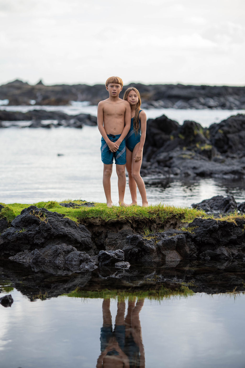 Ulukai ʻŌpio Boardshorts | Quick-Drying &amp; BIELASTIC | Made from Regenerated Ocean Waste | NĀKIʻI Ā PAʻA