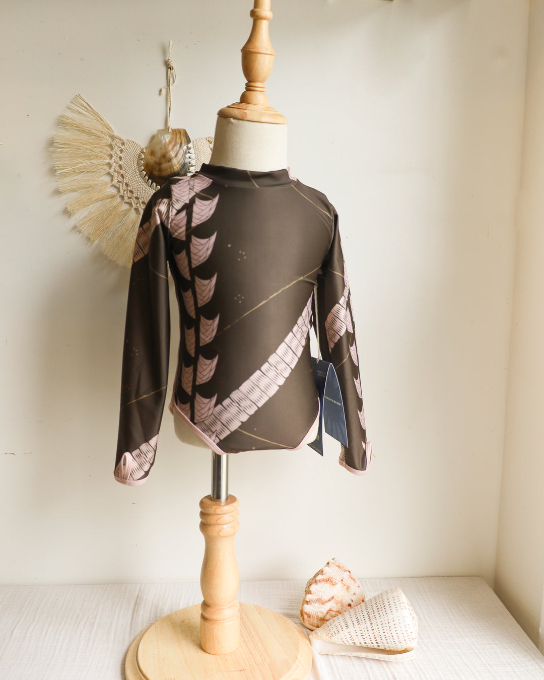 The Hōkū Long Sleeve | UPF 50 Childrens Swim with, Strength, Stretch and Thumb Holes | NĀKI'I Ā PA'A - PE'A