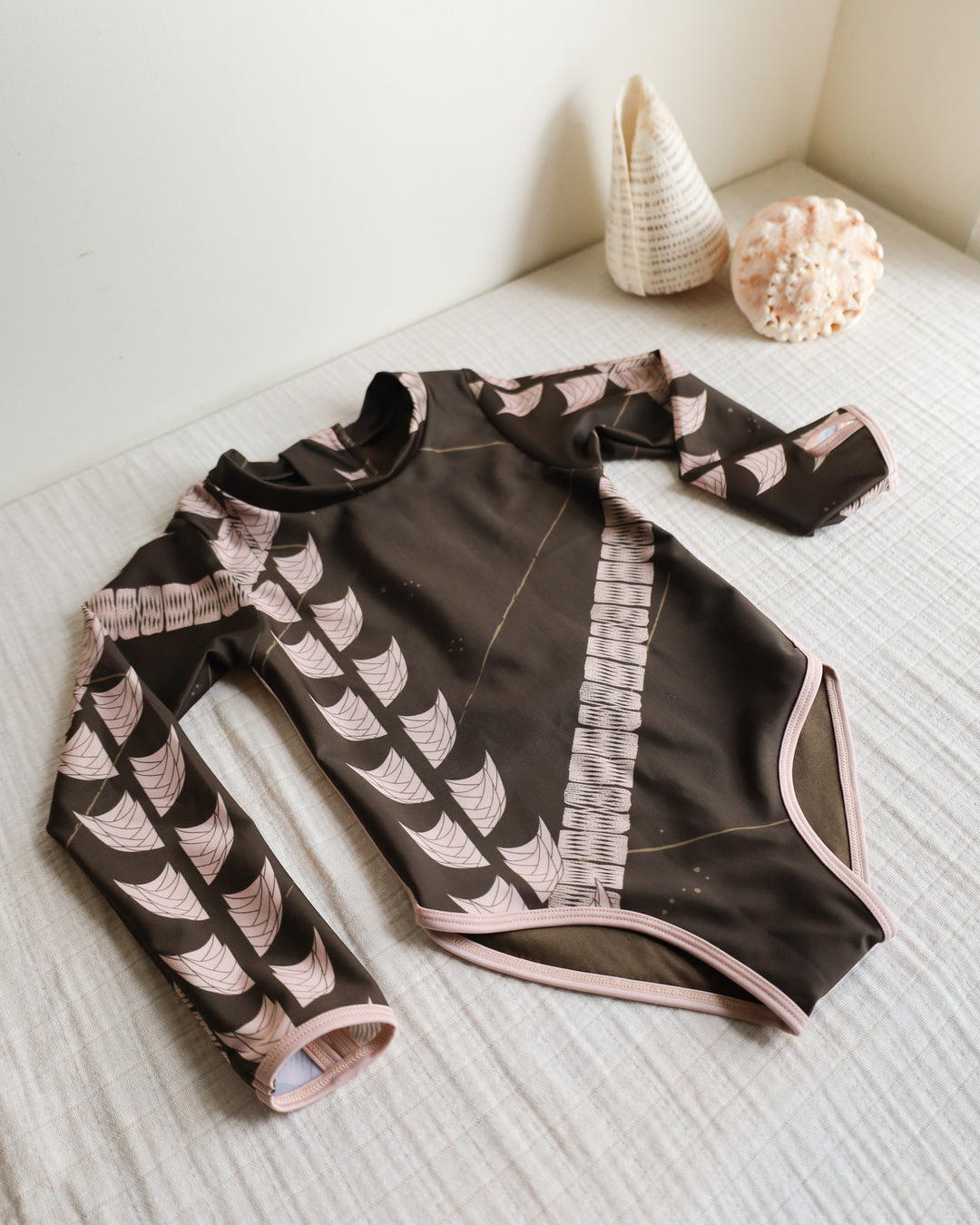 The Hōkū Long Sleeve | UPF 50 Childrens Swim with, Strength, Stretch and Thumb Holes | NĀKI'I Ā PA'A - PE'A