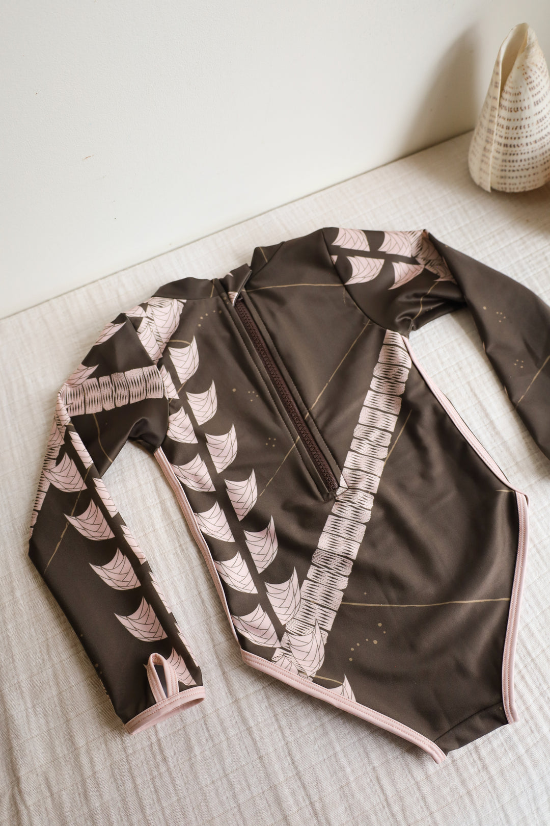 The Hōkū Long Sleeve | UPF 50 Childrens Swim with, Strength, Stretch and Thumb Holes | NĀKI'I Ā PA'A - PE'A