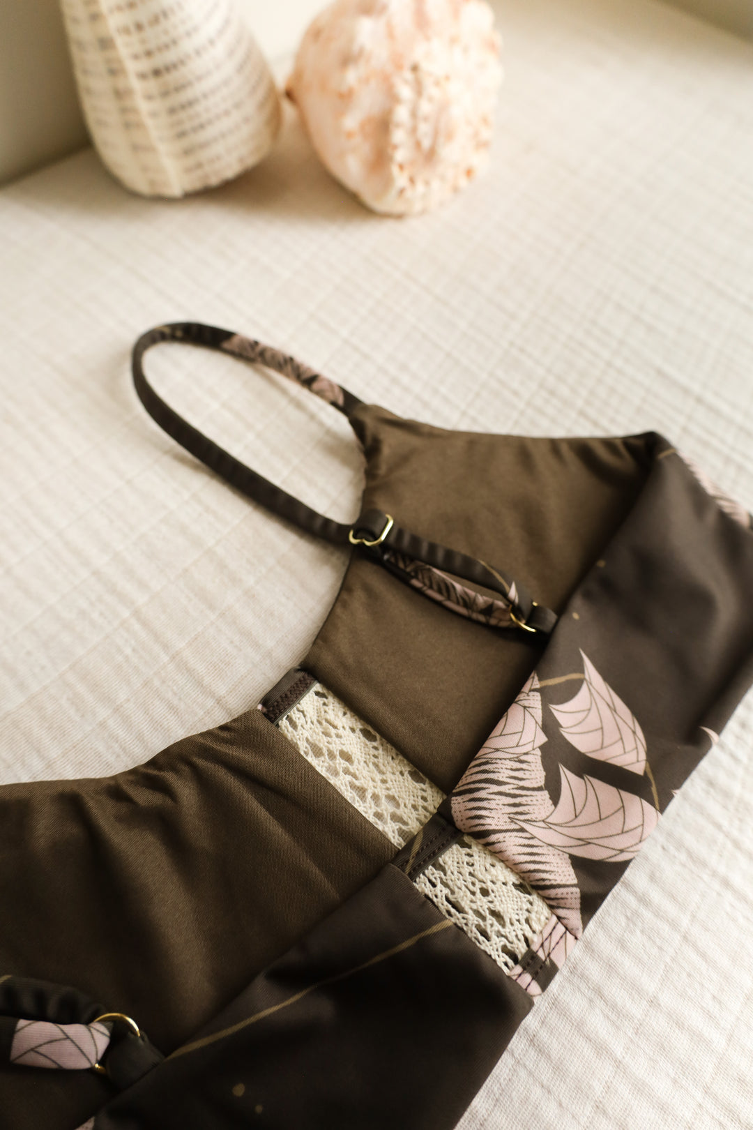 The Hālāwai Bikini Top | Double-Lined with Adjustable Straps | Nāki'i Ā Pa'a - Pe'a