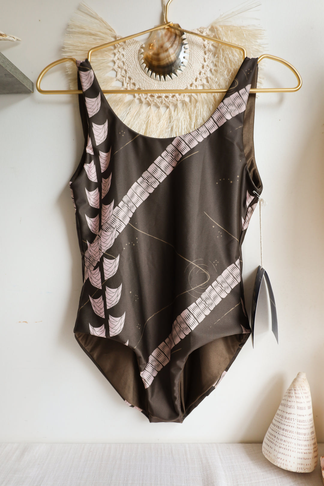 The Wāhine One-Piece Swimsuit & Bodysuit | Regenerative Fabric + Inclusive Sizing | Nāki'i Ā Pa'a - Pe'a