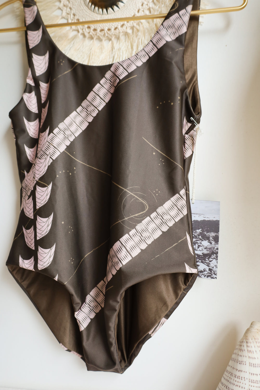 The Wāhine One-Piece Swimsuit & Bodysuit | Regenerative Fabric + Inclusive Sizing | Nāki'i Ā Pa'a - Pe'a