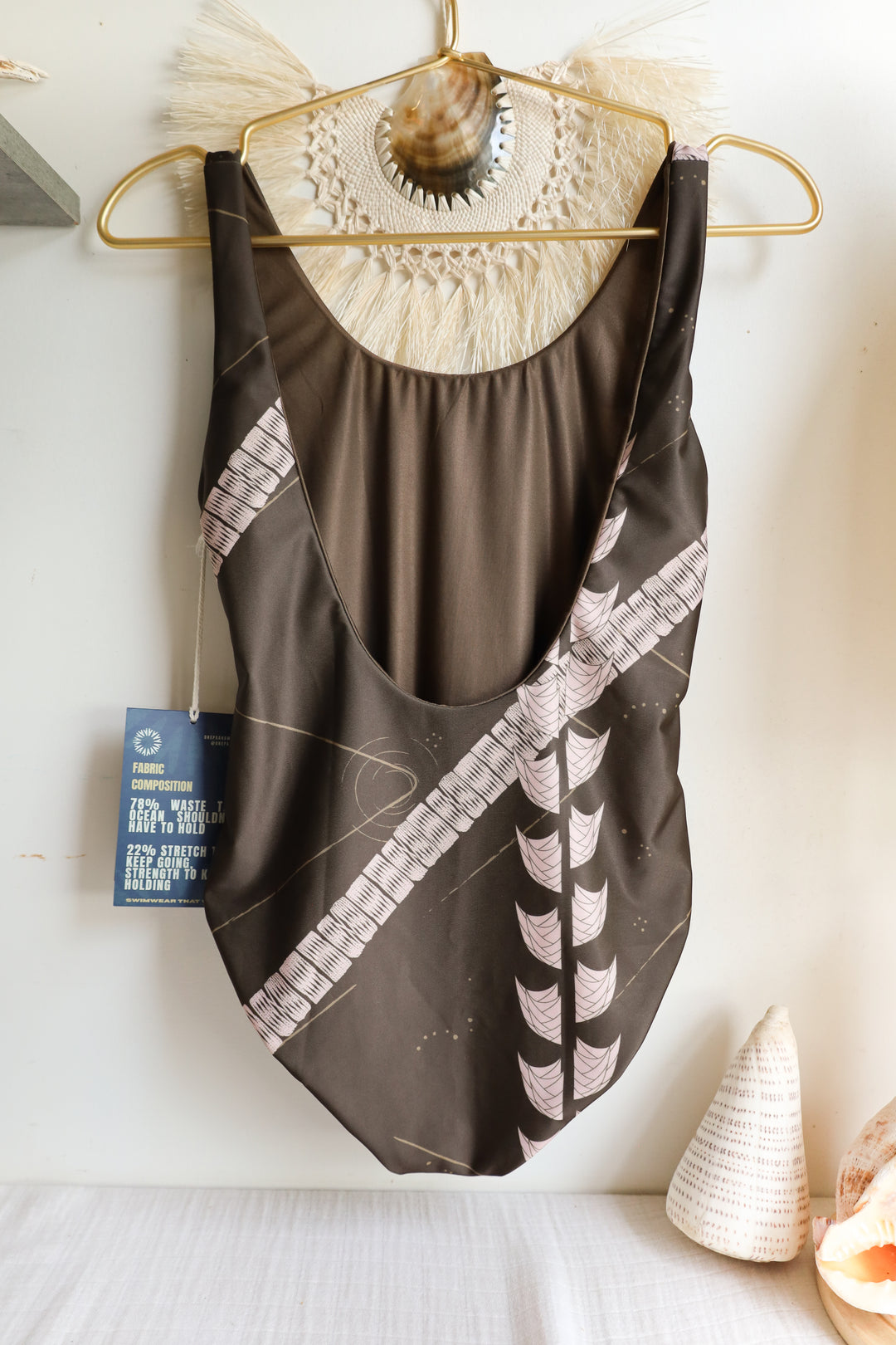 The Wāhine One-Piece Swimsuit & Bodysuit | Regenerative Fabric + Inclusive Sizing | Nāki'i Ā Pa'a - Pe'a