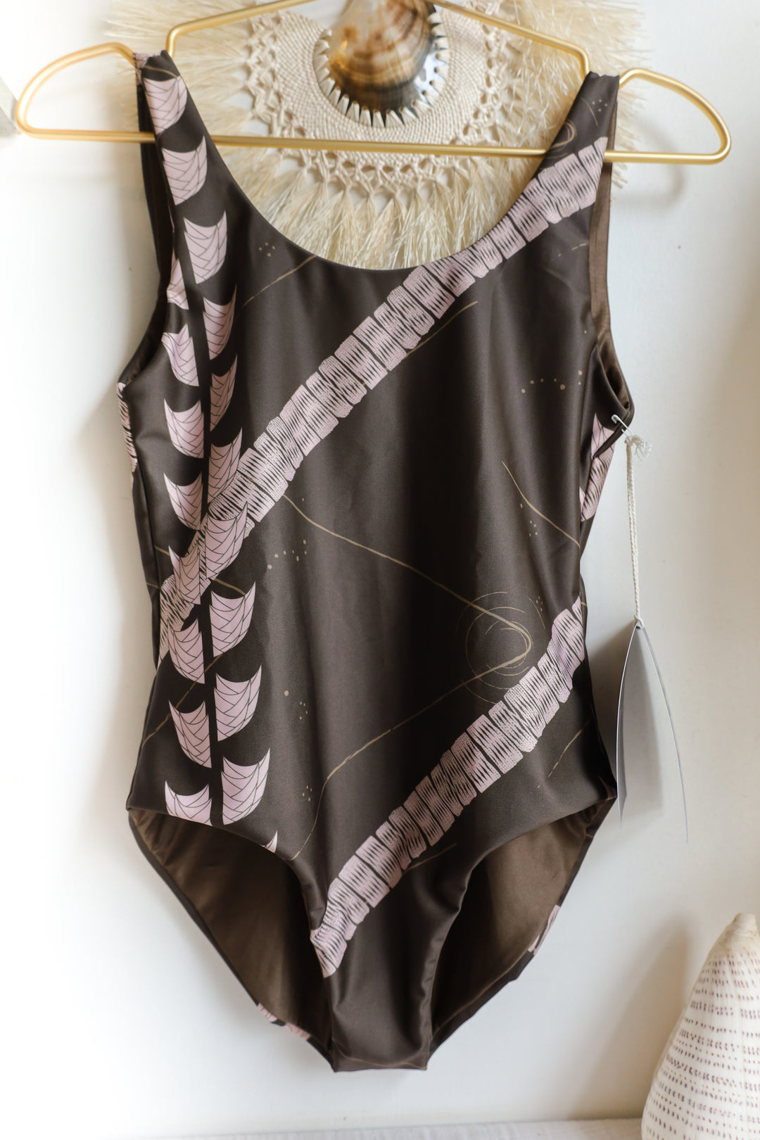 The Wāhine One-Piece Swimsuit & Bodysuit | Regenerative Fabric + Inclusive Sizing | Nāki'i Ā Pa'a - Pe'a