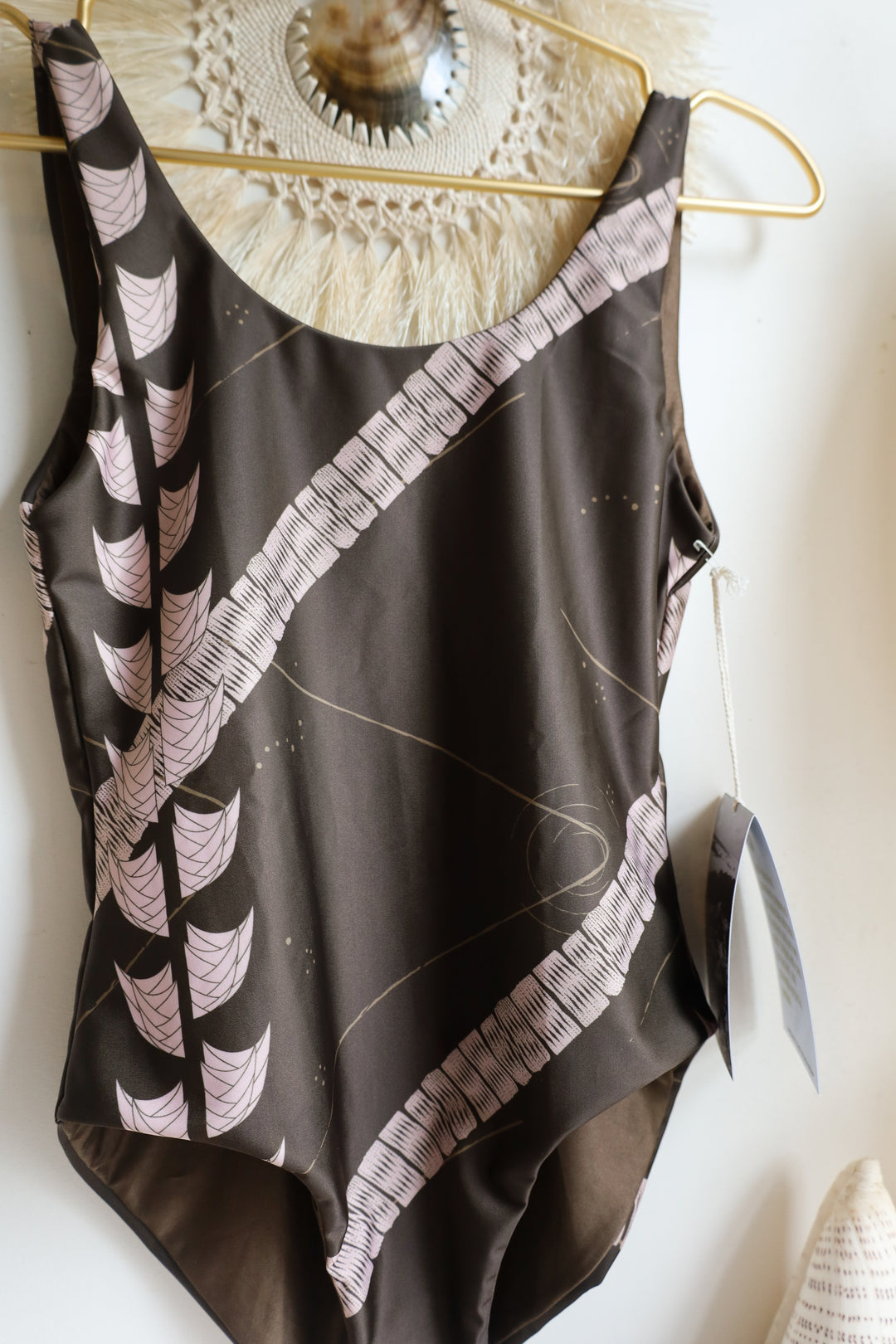 The Wāhine One-Piece Swimsuit & Bodysuit | Regenerative Fabric + Inclusive Sizing | Nāki'i Ā Pa'a - Pe'a