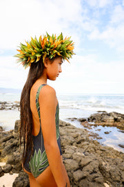 NEW | The ʻŌpio One-Piece Bodysuit | Bielastic Fabric | Youth Swim Made from Regenerated Ocean Waste | ULŪLU ʻELEʻELE