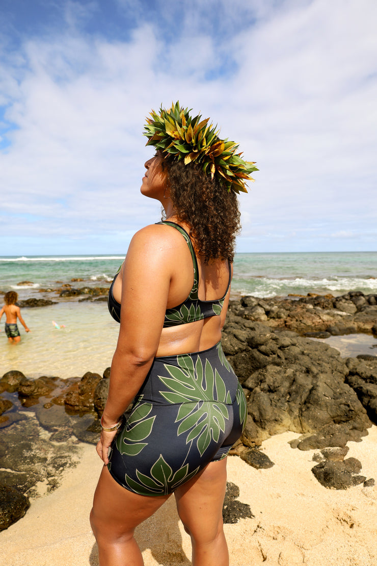 NEW | Ka ʻEhu V-Scoop Bikini Top | Double-Lined, Hardware-Free Swim Top with Removable Pads | ULŪLU ʻELEʻELE