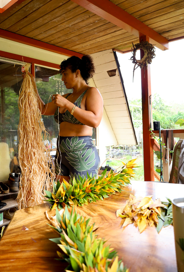 NEW | The Wāhine High-Waisted Swim Shorts | Quick-Dry, Double-Lined Compression with Extended Waist Support | ULŪLU ʻELEʻELE