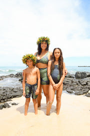 NEW | Ka ʻEhu V-Scoop Bikini Top | Double-Lined, Hardware-Free Swim Top with Removable Pads | ULŪLU ʻELEʻELE