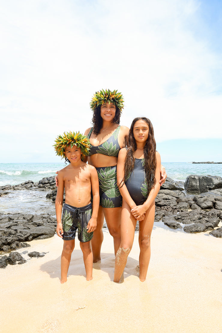NEW | Ka ʻEhu V-Scoop Bikini Top | Double-Lined, Hardware-Free Swim Top with Removable Pads | ULŪLU ʻELEʻELE