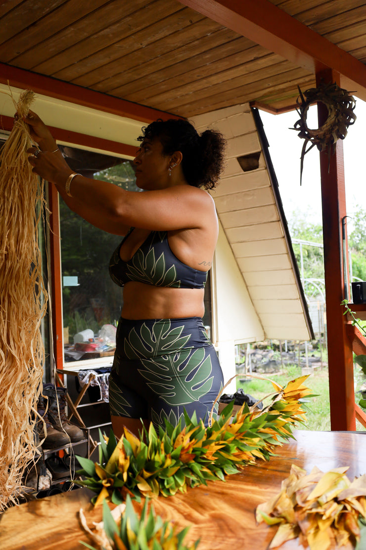 NEW | Ka ʻEhu V-Scoop Bikini Top | Double-Lined, Hardware-Free Swim Top with Removable Pads | ULŪLU ʻELEʻELE