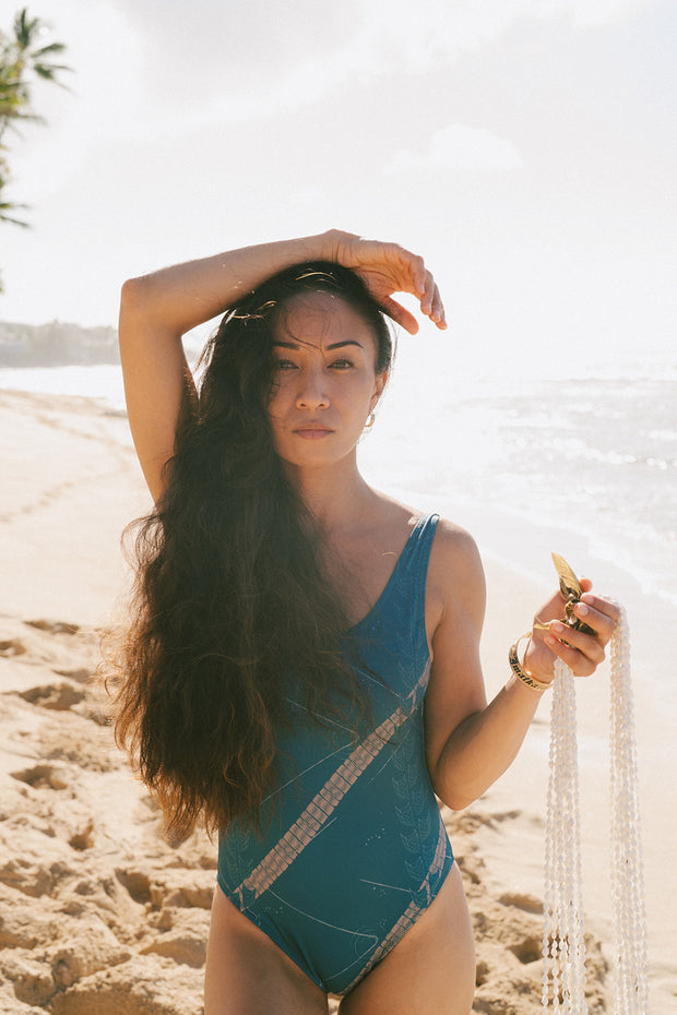 The Wāhine One-Piece Swimsuit & Bodysuit | Regenerative Fabric + Inclusive Sizing | NĀKIʻI Ā PAʻA