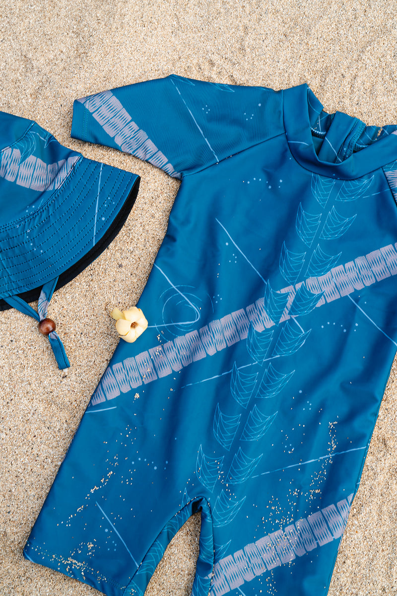 Tropical Thermal for Toddlers | Regenerated Full-Body Rash Guard with ...