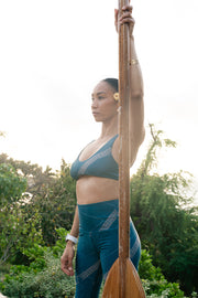 BETA | The Kahiau Leggings | Quick-Dry, Double-Layered Waistband | Compression with Extended Waist Support | NĀKIʻI Ā PAʻA
