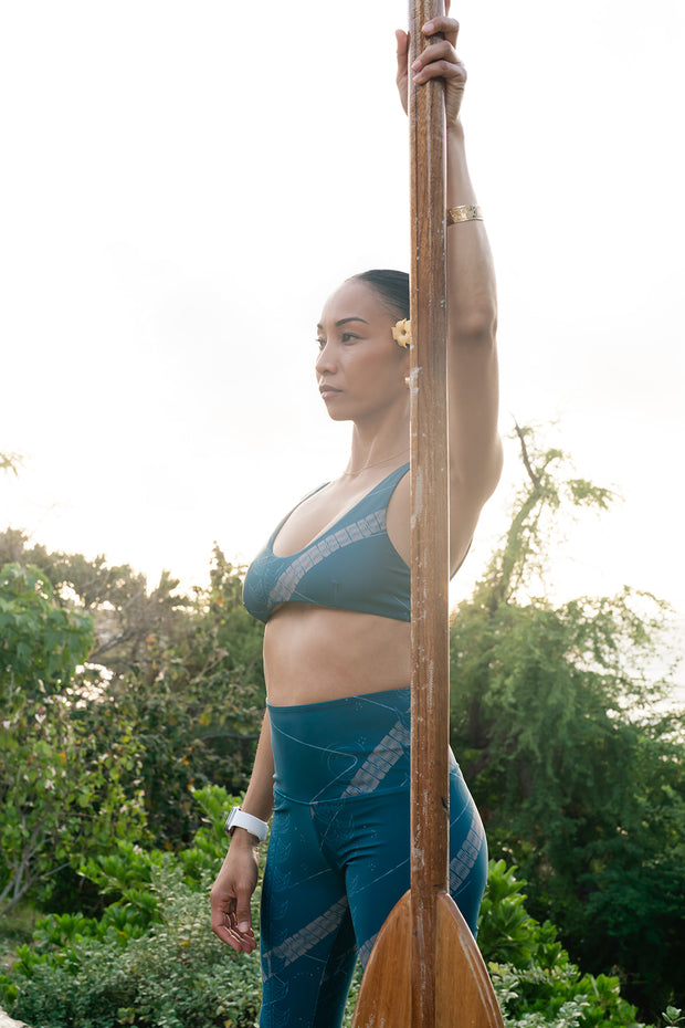 BETA | The Kahiau Leggings | Quick-Dry, Double-Layered Waistband | Compression with Extended Waist Support | NĀKIʻI Ā PAʻA