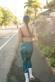 BETA | The Kahiau Leggings | Quick-Dry, Double-Layered Waistband | Compression with Extended Waist Support | NĀKIʻI Ā PAʻA