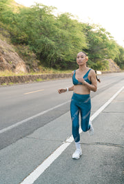 BETA | The Kahiau Leggings | Quick-Dry, Double-Layered Waistband | Compression with Extended Waist Support | NĀKIʻI Ā PAʻA