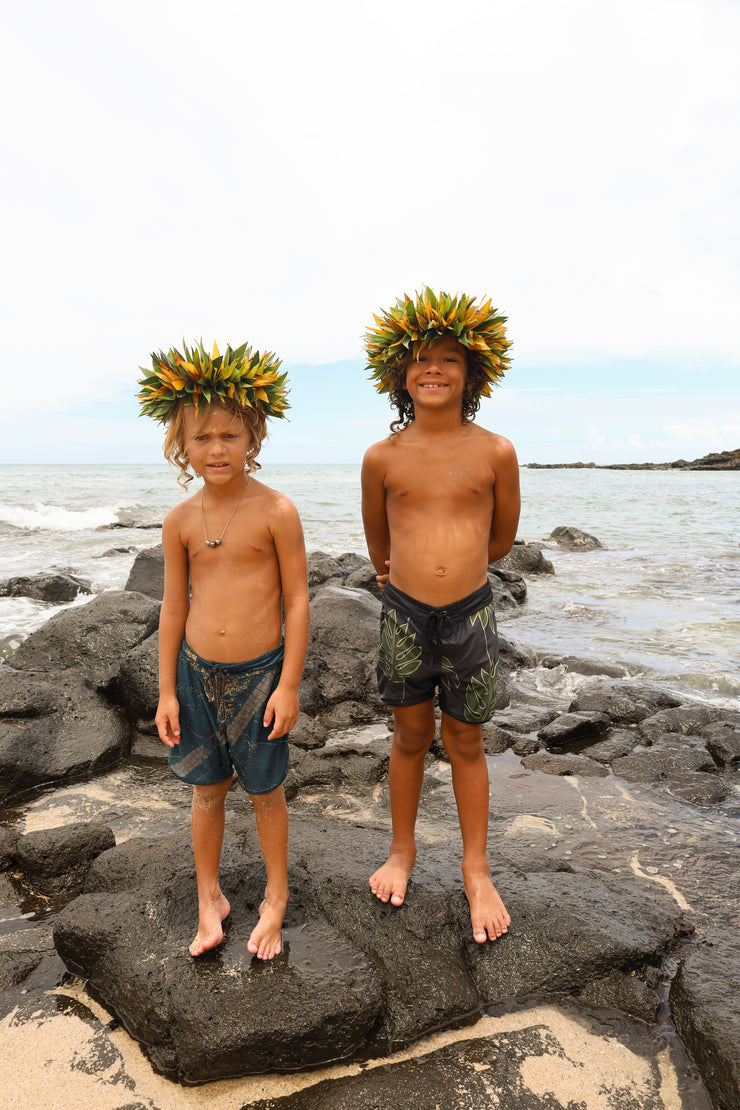 Ulukai ʻŌpio Boardshorts | Quick-Drying & BIELASTIC | Made from Regenerated Ocean Waste | NĀKIʻI Ā PAʻA
