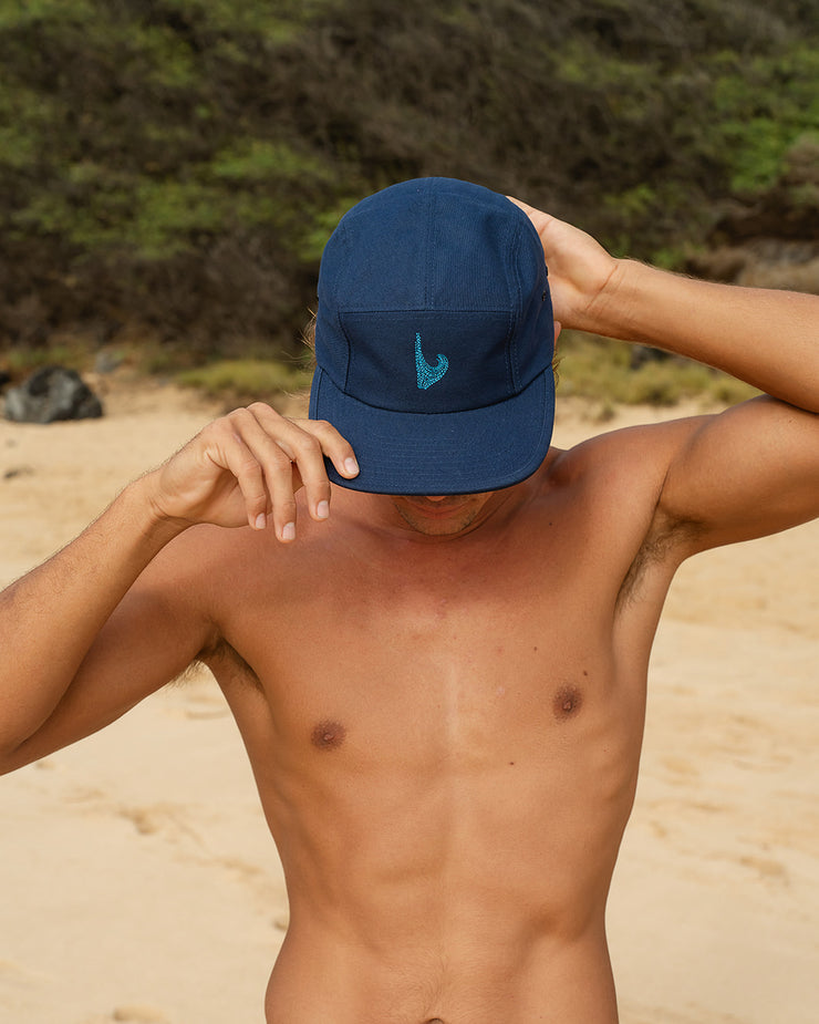 Five-Panel Logo Hat | Adjustable Cotton Cap | Peʻa