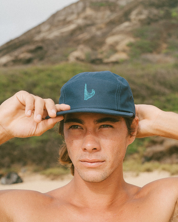 Five-Panel Logo Hat | Adjustable Cotton Cap | Peʻa