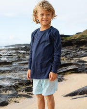 Au I Ke Kai Youth Long-Sleeve Shirt | 100% Plastic-Free, Soft Cotton, Youth Sizes S–L