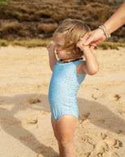 The Kolohe Keiki One-Piece Swimsuit | UPF 50 Childrens Swimwear Made from Regenerated Ocean Waste | KAI KOʻELE