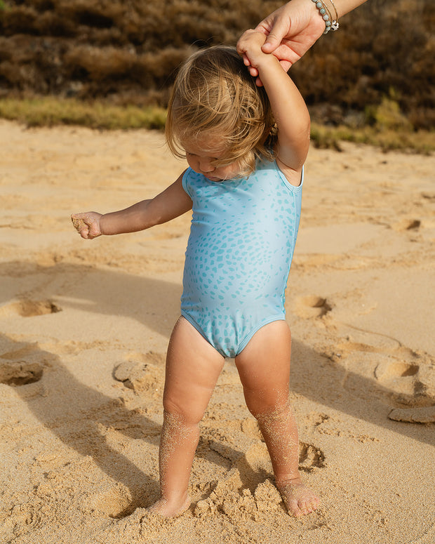 The Kolohe Keiki One-Piece Swimsuit | UPF 50 Childrens Swimwear Made from Regenerated Ocean Waste | KAI KOʻELE