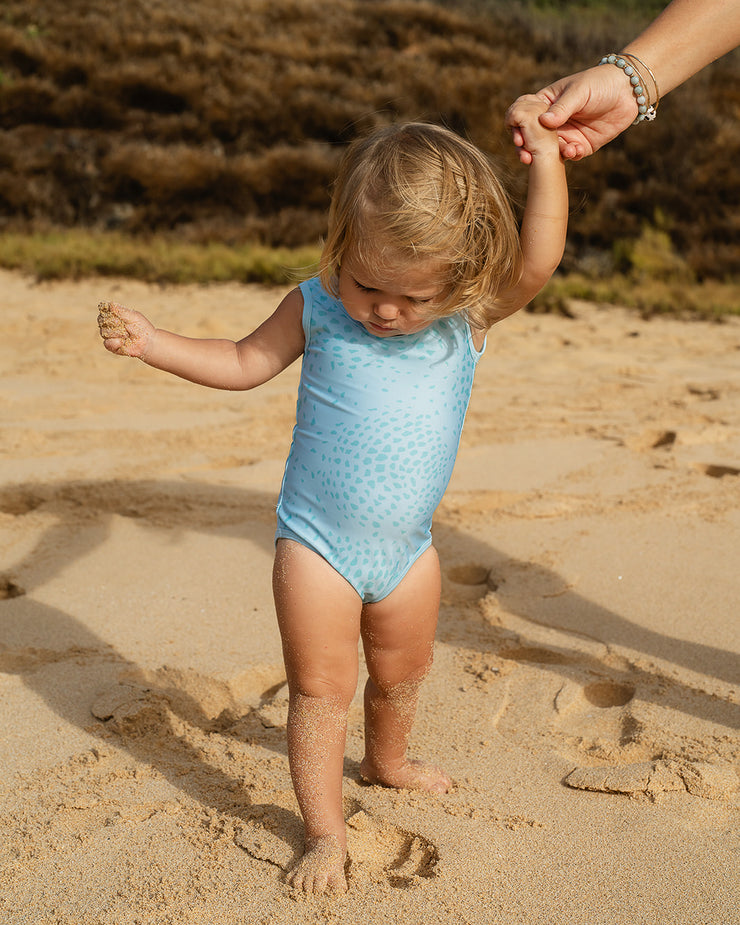 The Kolohe Keiki One-Piece Swimsuit | UPF 50 Childrens Swimwear Made from Regenerated Ocean Waste | KAI KOʻELE