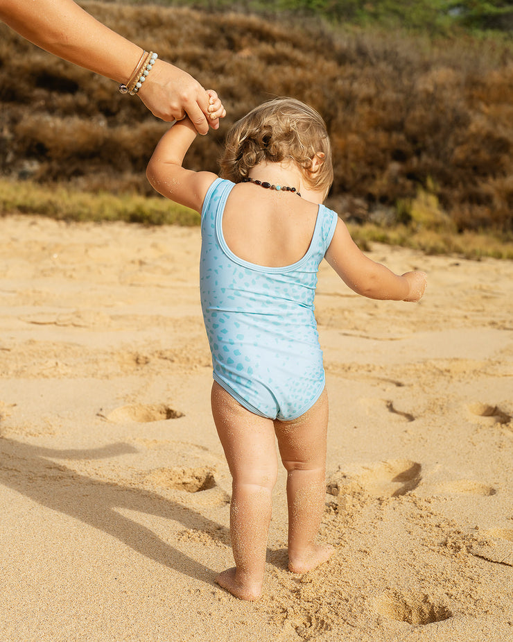 The Kolohe Keiki One-Piece Swimsuit | UPF 50 Childrens Swimwear Made from Regenerated Ocean Waste | KAI KOʻELE