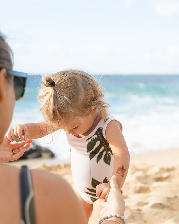 The Kolohe Keiki One-Piece Swimsuit | UPF 50 Childrens Swimwear Made from Regenerated Ocean Waste | Ulūlu