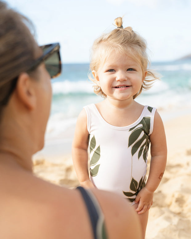 The Kolohe Keiki One-Piece Swimsuit | UPF 50 Childrens Swimwear Made from Regenerated Ocean Waste | Ulūlu