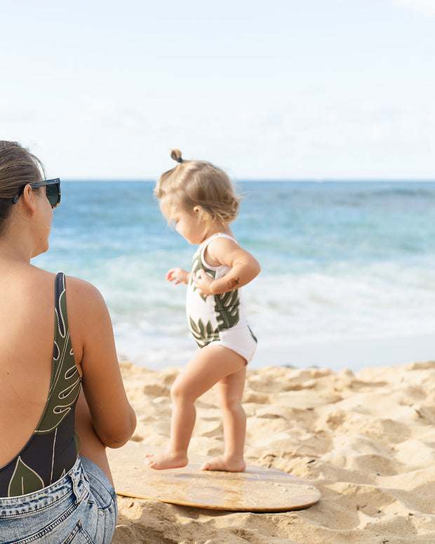 The Kolohe Keiki One-Piece Swimsuit | UPF 50 Childrens Swimwear Made from Regenerated Ocean Waste | Ulūlu