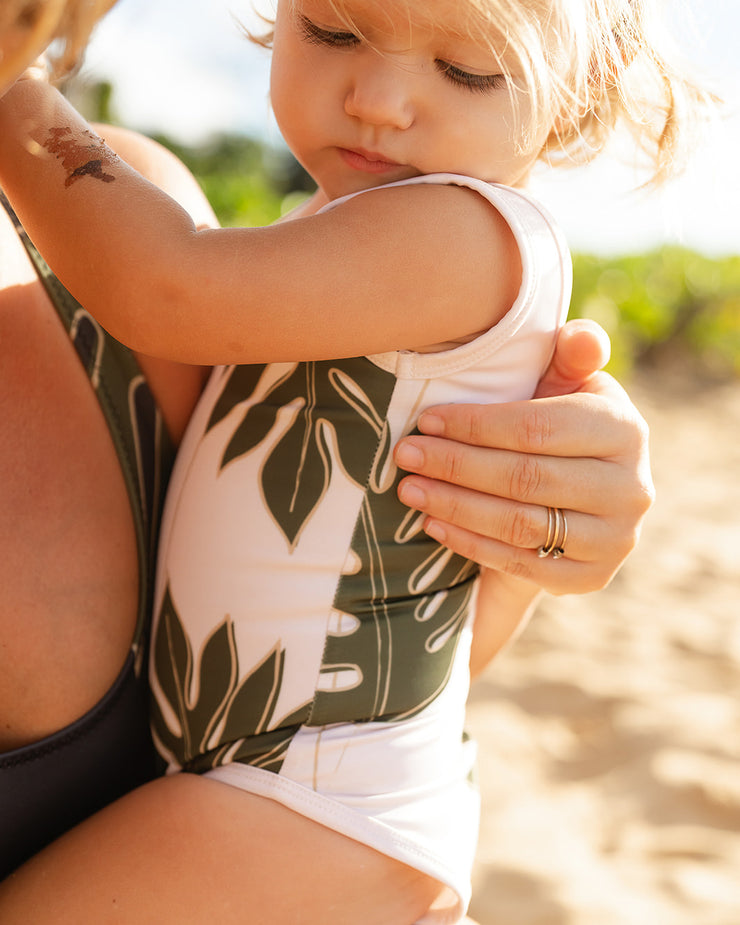 The Kolohe Keiki One-Piece Swimsuit | UPF 50 Childrens Swimwear Made from Regenerated Ocean Waste | Ulūlu