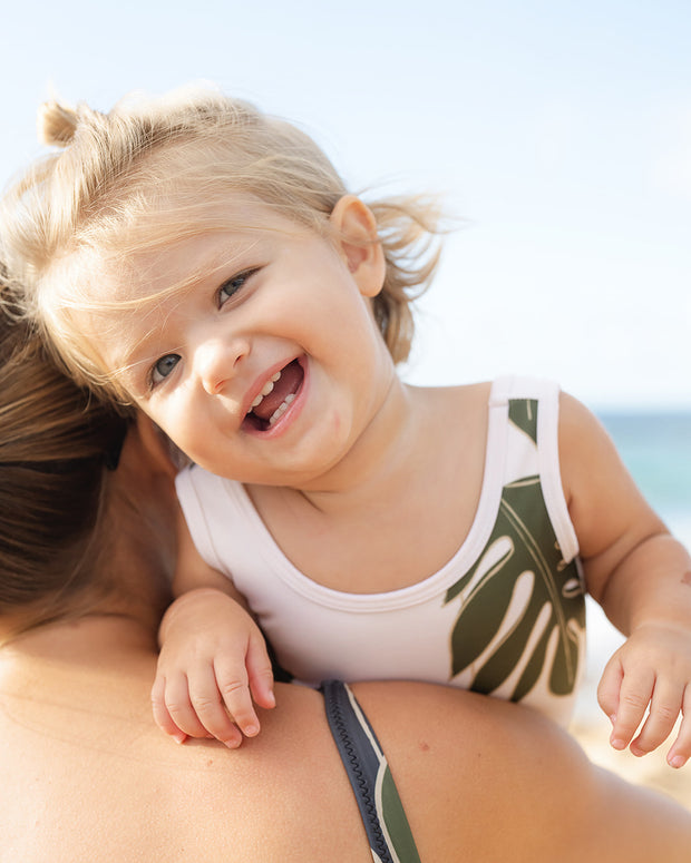 The Kolohe Keiki One-Piece Swimsuit | UPF 50 Childrens Swimwear Made from Regenerated Ocean Waste | Ulūlu