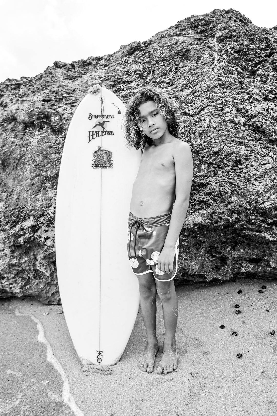 Kaikanialeʻa Boys’ Boardies | Adjustable Waistband, Strength + Stretch | 'Opihi By Kūlua