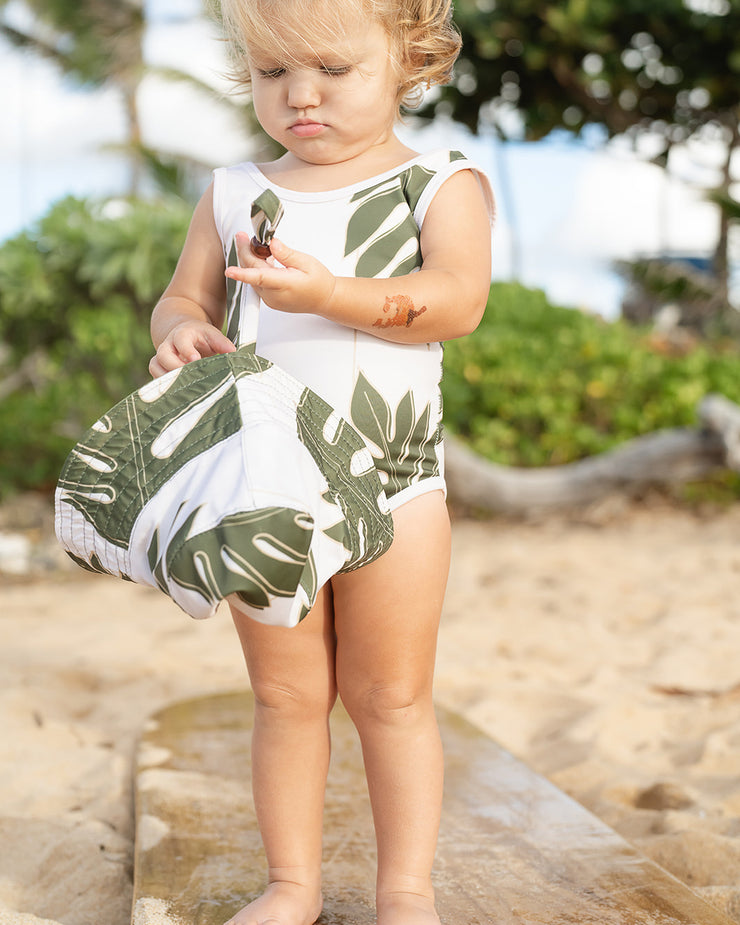 The Liko Bucket Hat | Adjustable Toddler & Baby Sun Hat with Cotton Canvas Lining | Ulūlu