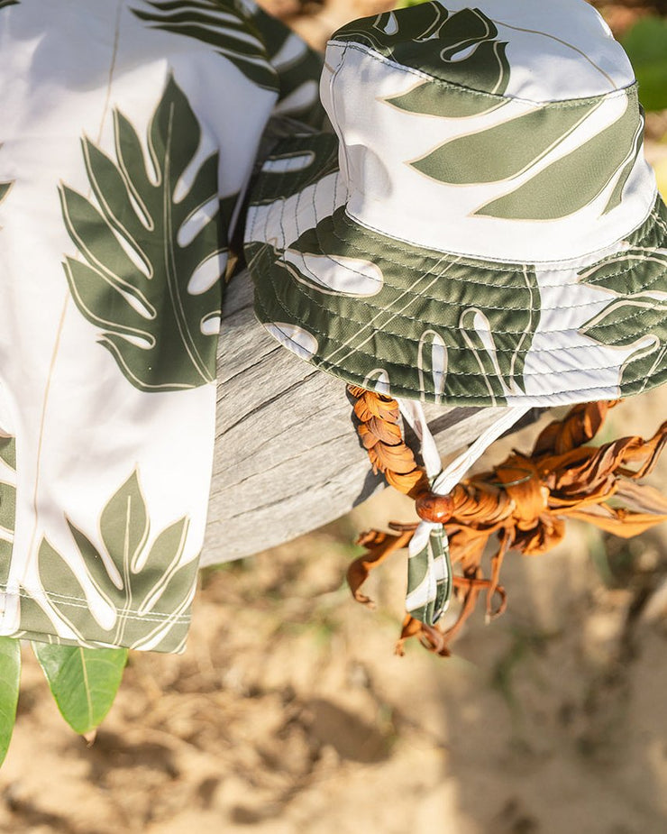 The Liko Bucket Hat | Adjustable Toddler & Baby Sun Hat with Cotton Canvas Lining | Ulūlu