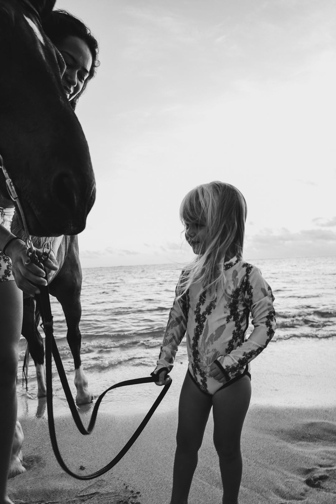 The Hōkū Long Sleeve | UPF 50 Childrens Swim Warmth, Strength, Stretch and Thumb Holes | Limu Hāpai