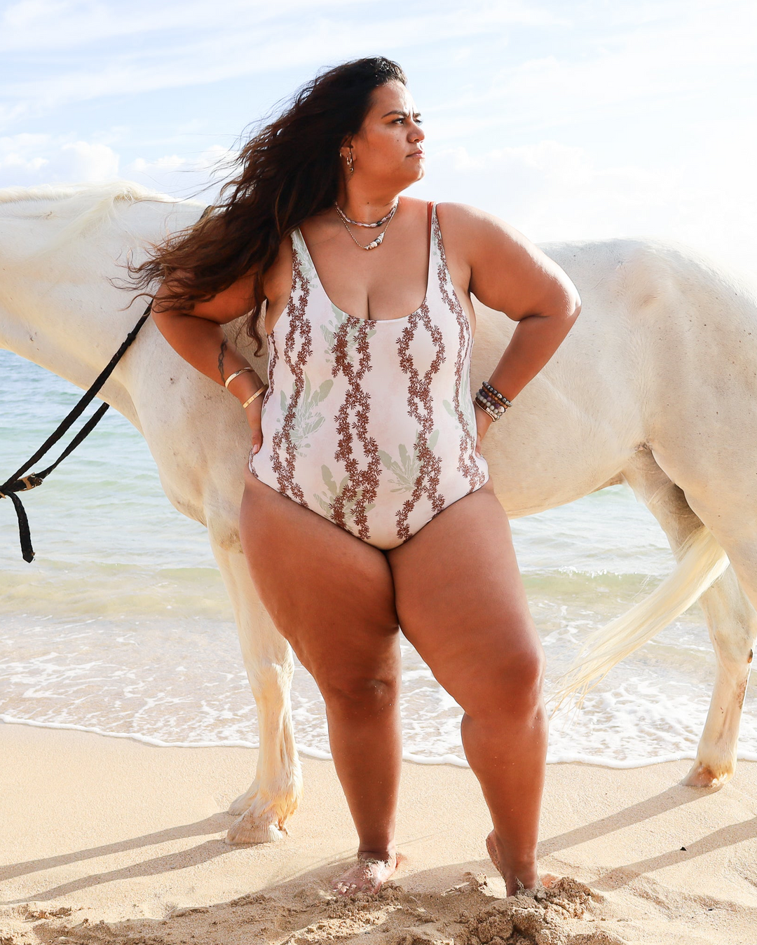 The Wāhine One-Piece Swimsuit &amp; Bodysuit | Reversible + Regenerative Fabric | Limu Hāpai