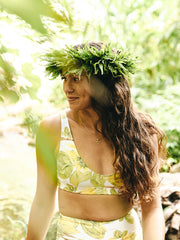 Lehua Mamo Recycled Bikini Top, Pōʻaiapuni, LE*