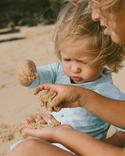 The Tropical Thermal for Toddlers | UPF 50 Full-Piece Rash Guard with Extra Warmth | Bielastic Fabric from Regenerated Ocean Waste | KAI KOʻELE