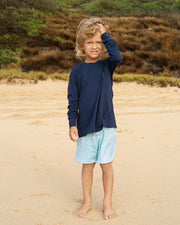 Kaikanialeʻa Boys’ Boardshorts | Stretchy & Adjustable Waistband, Quick-Drying | Made from Regenerated Ocean Waste | KAI KOʻELE