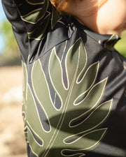 The Tropical Thermal for Toddlers | UPF 50 Full-Piece Rash Guard with Extra Warmth | Bielastic Fabric from Regenerated Ocean Waste | Ulūlu ʻEleʻele