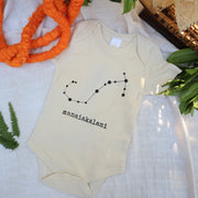 Manaiakalani Organic Baby Onesie, Natural