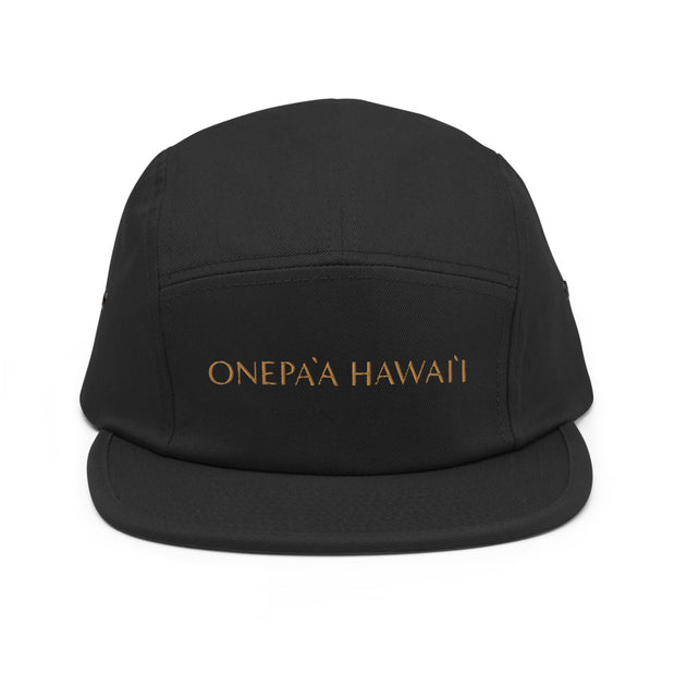 high quality black five panel cotton hat cap